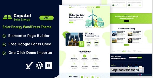 Capatel v1.0 – 太阳能 WordPress 主题下载