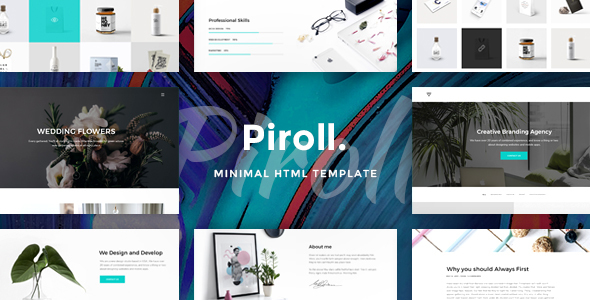 Piroll v1.2.4 Portfolio作品集 WordPress 主题下载