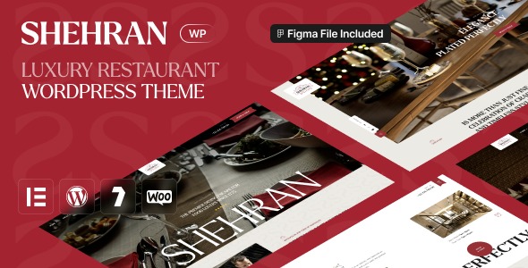 Shehran v1.0.0 餐厅 WordPress 主题