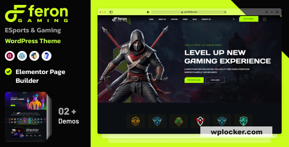 Feron v1.0 – 电竞和游戏类WordPress主题下载