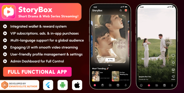StoryBox 18 November 2025 – 短剧及网络剧视频流媒体 Flutter 应用app源码下载