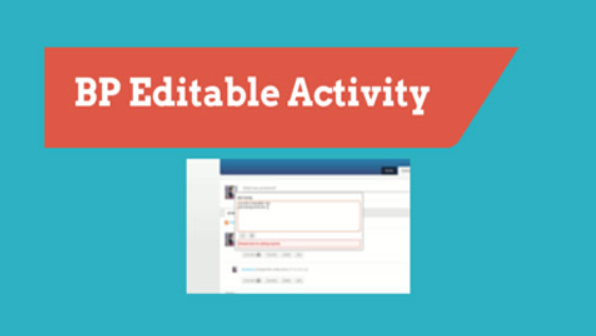 BuddyPress Editable Activity v2.0.6 插件下载