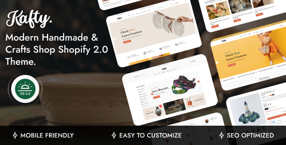 Kafty 1.0– 现代手工制品商店和工艺品商店 Shopify 主题下载