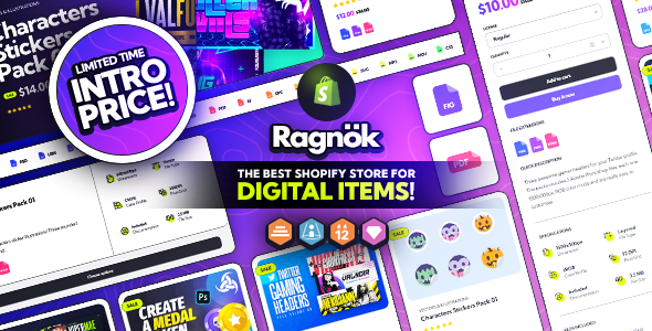 Ragnok 1.0 – 适用于数字商品的 Shopify 主题下载