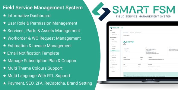 Smart FSM SaaS v1.5 – 智能现场服务管理系统PHP源码下载