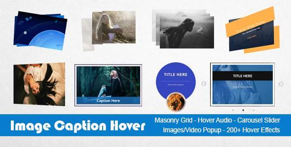 Image Caption Hover Pro WordPress Plugin v20.0 图像标题悬停效果专业版 WordPress 插件下载