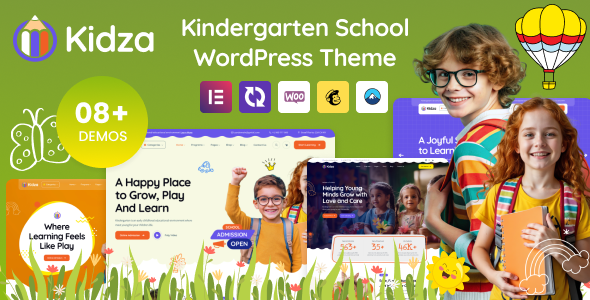 Kidza v1.0.1 幼儿园 WordPress 主题下载