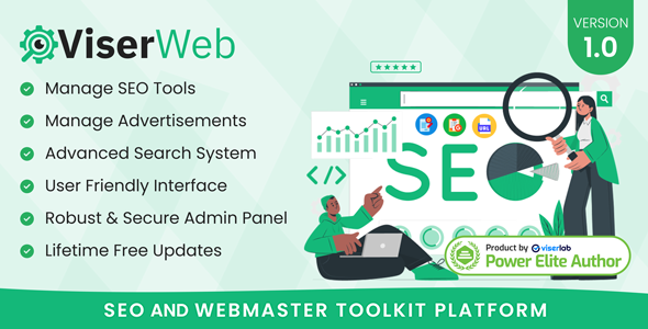 ViserWeb v1.0 – SEO 和网站管理员工具包平台PHP源码下载 – 破解版