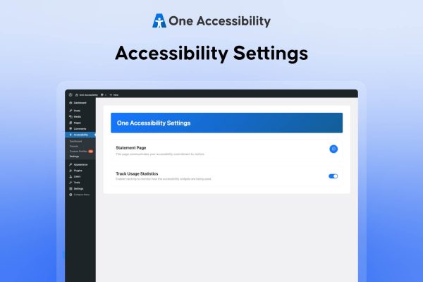 One Accessibility Pro v1.1.4 无障碍阅读wordpress插件下载