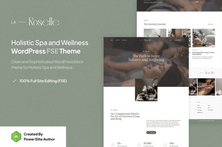La Roselle v1.0.0 整体水疗与健康 WordPress 主题下载