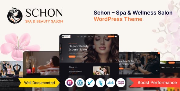 Schon v1.0.0 水疗及健康沙龙 WordPress 主题下载