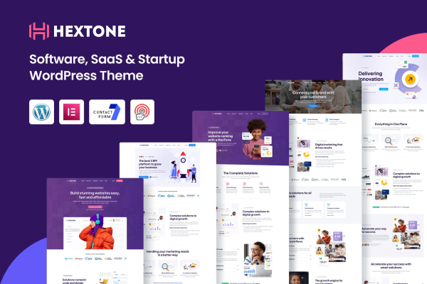 HexTone v1.0 软件、SaaS 和初创公司 WordPress 主题下载