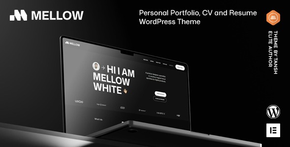 Mellow v1.0.7 个人作品集 WordPress 主题下载