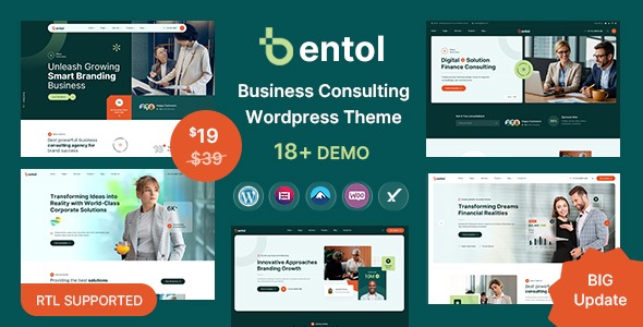 Bentol v1.4 商业咨询 WordPress 主题下载