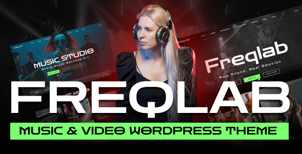 Freqlab v1.0.0 音乐与视频 WordPress 主题下载