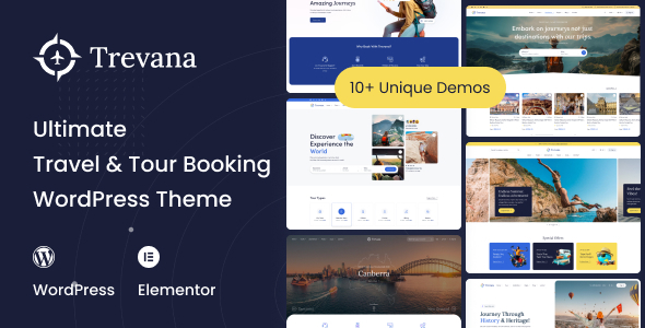 Trevana v1.0.4 旅游行程预订 WordPress 主题下载
