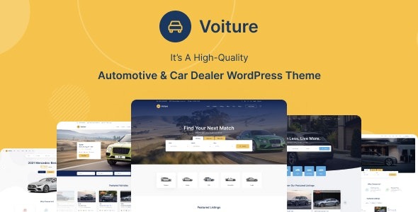 Voiture v1.1.19 汽车与汽车经销商 WordPress 主题下载