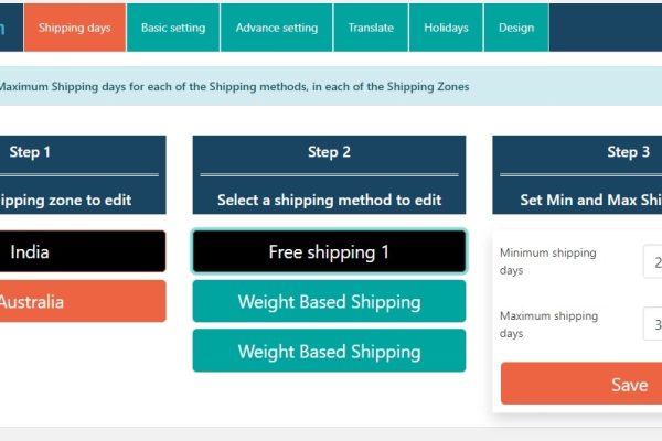 Estimate delivery date for Woocommerce Pro v4.7.21.16 WooCommerce 的预计交货日期插件下载