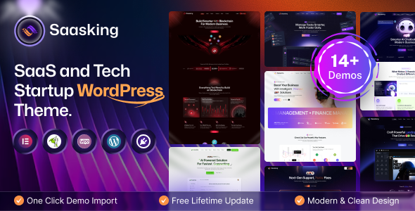Saasking v1.0.1 —— SaaS 与科技初创企业 WordPress 主题下载