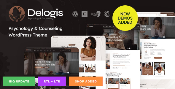 Delogis v1.1 —— 心理学与咨询 WordPress 主题下载