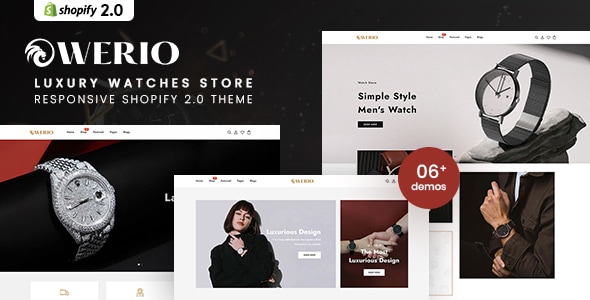 Werio 1.0 —— 奢侈腕表商店 Shopify 2.0 主题