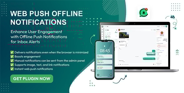WhatsCRM Web Push Notifications v1.0 —— WhatsCRM 消息推送PHP源码拓展插件下载