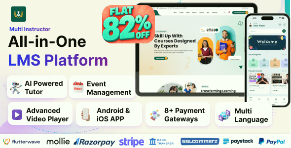 EduEx v1.0 – 终极学习管理系统 (LMS)，搭载 Flutter 移动应用app源码下载
