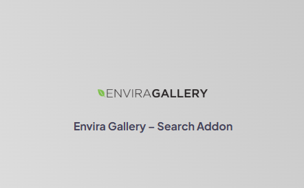 Envira Gallery – Search Addon 1.0.2 拓展插件下载