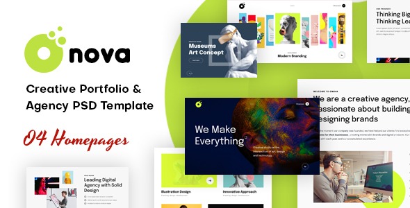 Onovo v1.6.1 创意作品集代理机构 WordPress 主题下载