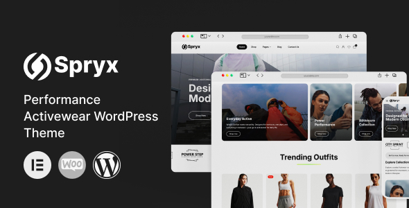 Spryx v1.0.0 高性能运动服饰 WordPress 主题下载