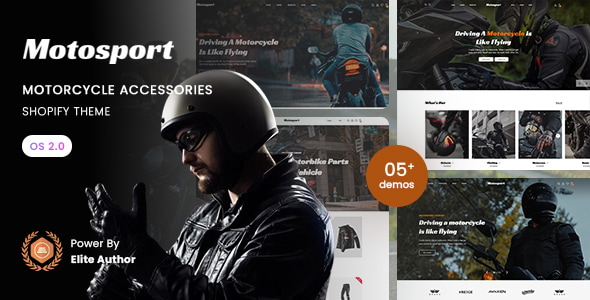 Motosport 1.0 —— 摩托车配件 Shopify 2.0 主题下载