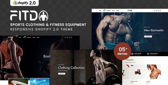 Fitdo 1.0 —— 运动服饰与健身器材 Shopify 2.0 主题下载