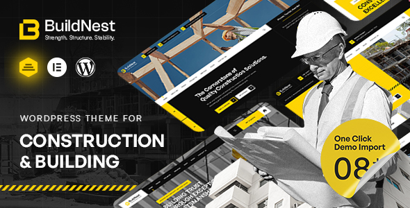 Buildnest v1.0.1 建筑行业 WordPress 主题下载