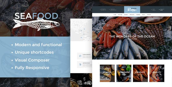 Seafood Company v1.5.14 鱼餐厅WordPress主题下载