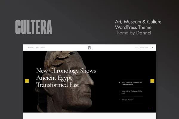Cultera v3.1 艺术、文化与娱乐杂志主题下载