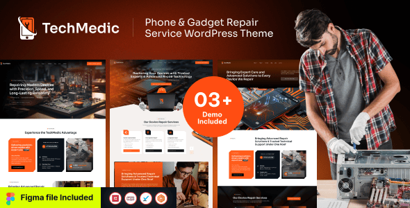 Techmedic 1.0.0 – 手机与电子设备维修 WordPress 主题下载